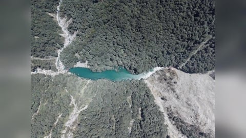 花蓮新堰塞湖「倒數18天」蓄滿！205人列撤離名單　最新空拍圖曝光