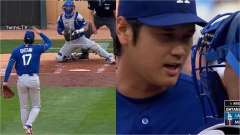 MLB(影)／投捕搭出火氣！大谷翔平「爆氣拍頭」ABS打臉　捕手「下場秒約談」