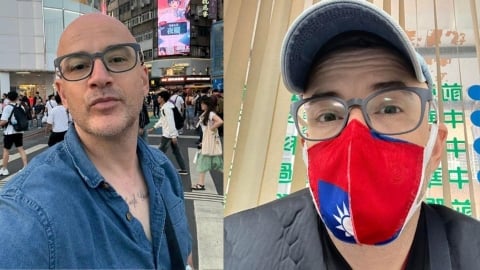 吳鳳街頭突遭攔截！陌生人「強塞一袋」秒逃　真相曝光網讚：台式熱情