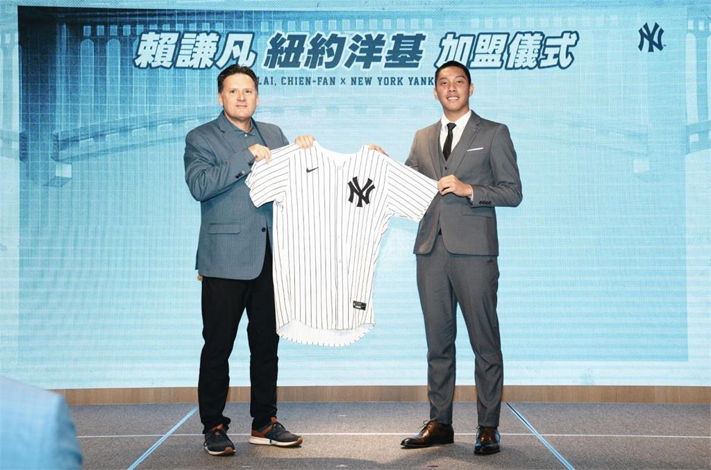 MiLB／面子好大！連「學長王建民」都來了！賴謙凡加盟紐約洋基隊展開旅美生涯