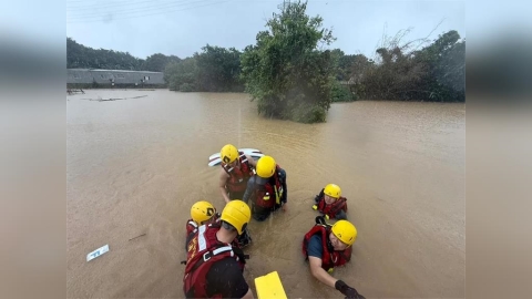 新竹縣大雨BMW女駕駛遭滅頂身亡　翁巡農田失聯