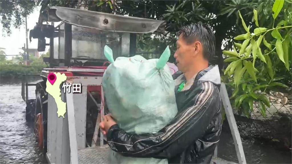 連夜豪雨釀嚴重淹水　萬丹住戶受困、竹田民眾「救車失敗」
