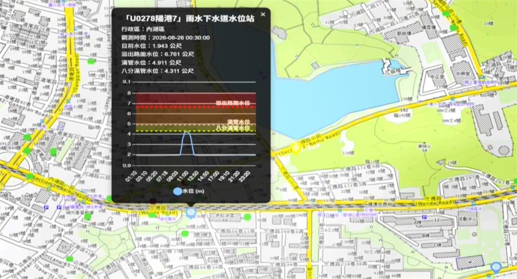 蔣萬安沒穿雨衣內湖勘災「挨轟作秀」　災民批：昨天人在哪？
