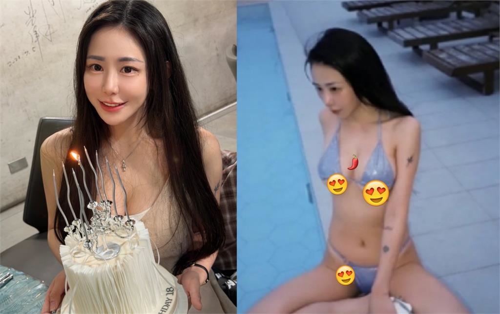 啦啦隊女神泳裝辣照大放送！35歲生日蛋糕收不完　自嘲：扛起台灣市場 