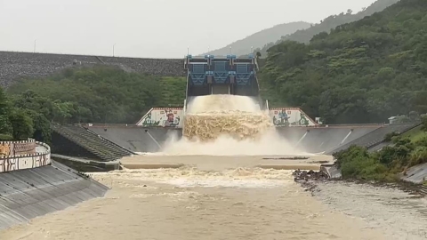連三天大雨！全台水庫大進帳　曾文水庫超車石門水庫