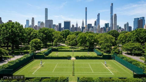 溫網草地搬進紐約中央公園 Agassi與Wozniacki夢幻對決