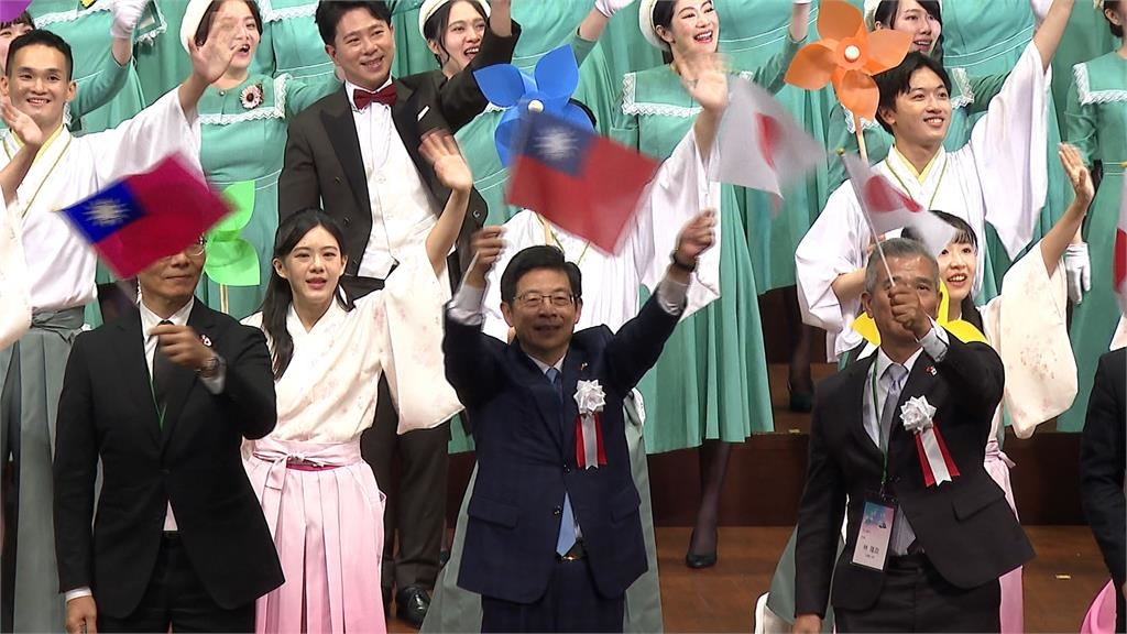 台日共譜「希望之音色」玉山金合唱團前進熊本　安倍昭惠現身力挺