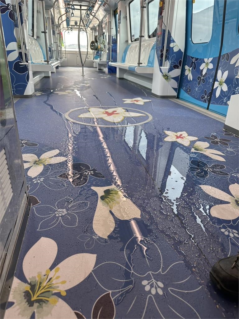 快新聞／外面沒雨、裡面小雨！吳昇翰指鶯線出包　捷運局澄清了：特殊狀況