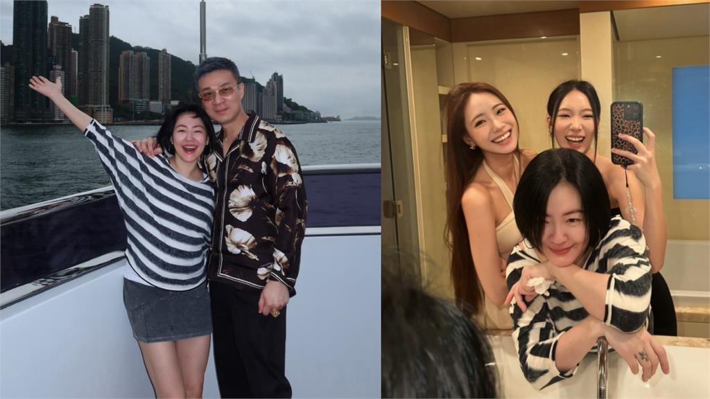 小S揪2正妹現蹤香港！大8歲尪「滿頭白髮」網驚：變老了？她急曝真相