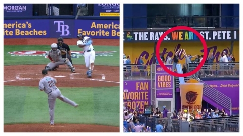 MLB(影)／球都不見了！463英尺全壘打「炸出走道」　他6戰7轟平大聯盟百紀錄