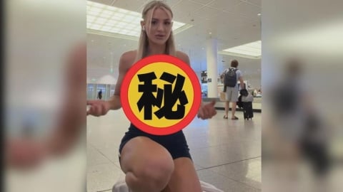 健身網紅穿運動上衣搭機遭拒　被空服員批「像沒穿」