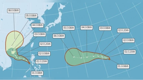 兩熱帶性低氣壓生成!TD10成颱接近台灣?氣象粉專:提高警覺勿過度緊張