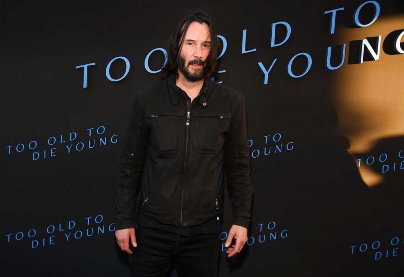好萊塢男星基努李維(Keanu Reeves)。(圖/達志/美聯社)