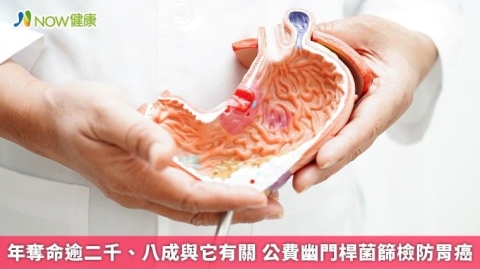 年奪命逾二千、八成與它有關 公費幽門桿菌篩檢防胃癌