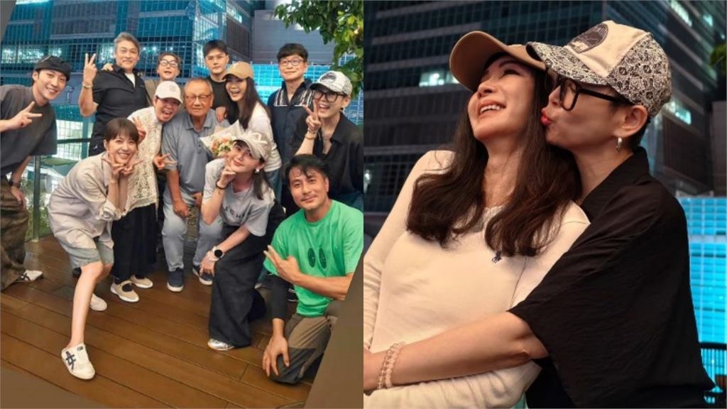 陳美鳳70歲生日不藏了!社群突曬「神秘愛人啾臉頰」親密互動畫面曝光
