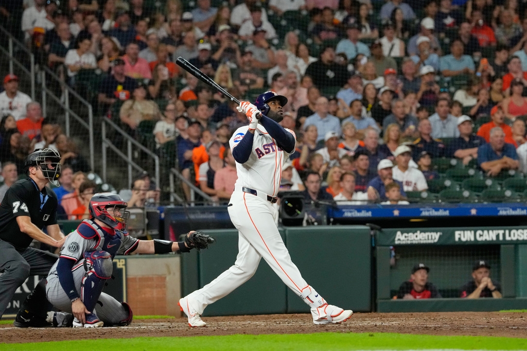 MLB(影)/阿瓦瑞茲炸裂致勝滿貫砲!26轟美聯登頂追平太空人隊史紀錄