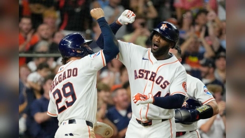 MLB(影)/阿瓦瑞茲炸裂致勝滿貫砲!26轟美聯登頂追平太空人隊史紀錄