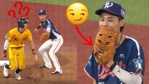 中職(影)/張家兄弟頂上對決!張政禹「假動作」騙張士綸 網笑:小時候沒少被捉弄過