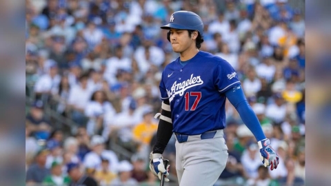 MLB(影)/大谷翔平5打數掛蛋苦吞2K!道奇火力遭封鎖1:7慘敗中斷4連勝