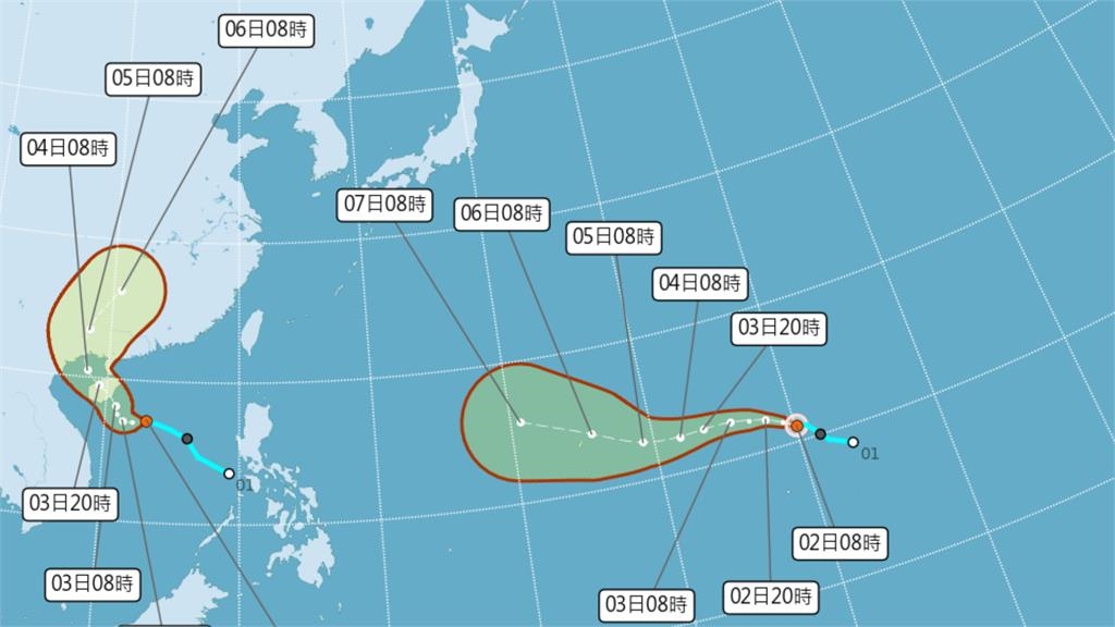 巴威颱風挑戰18年來「最強風王」強度增加中!恐直撲台灣…專家揭「關鍵日」