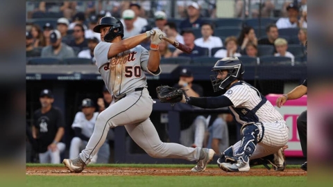 MLB/老虎「怪力男」李灝宇替補上場延長賽獲保送建功!紅襪台將鄭宗哲坐板凳