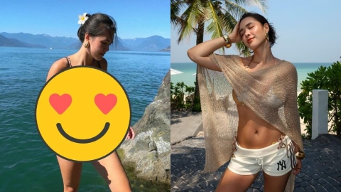 鍾麗緹長女大尺度脫了!火辣比基尼「邪惡視角」超震撼⋯全網暴動朝聖