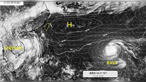 巴威颱風「開眼」了！最快今晚轉強颱　專家曝若直接侵襲「全台風雨強烈」