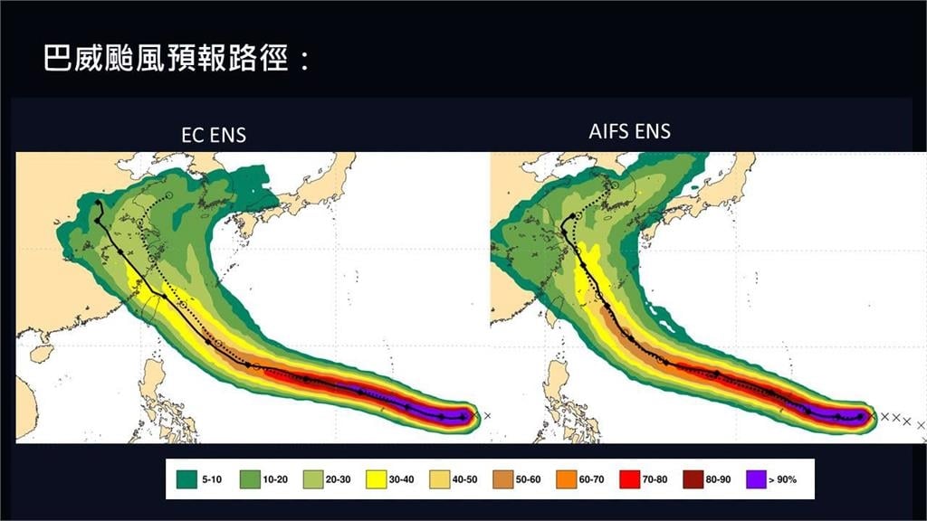 巴威猛長胖逼近台灣「颱風眼結構完整」！專家揭「3路徑劇本」登陸機率曝光