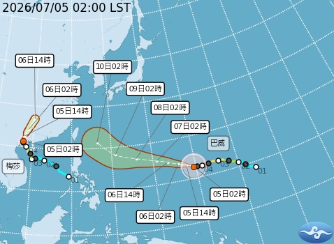 快新聞/熱到融化!全台飆高溫「午後雷陣雨狂炸」 強颱巴威最新動向曝