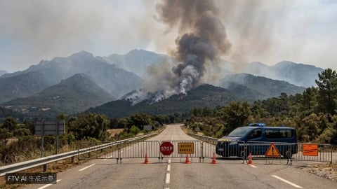 法國南部森林大火肆虐 環法自由車賽第三賽段面臨停辦危機