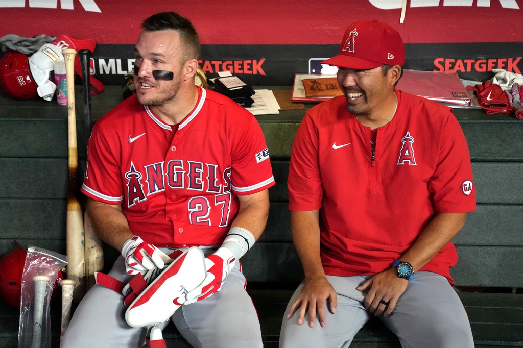 MLB/鱒魚哥眼眶泛紅!楚奧特看到妻兒驚喜視訊感動落淚 第12度入選明星賽