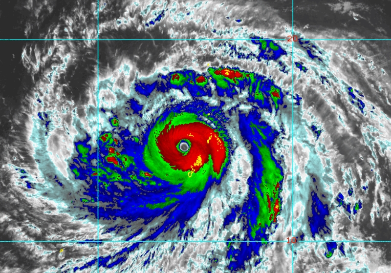 強颱巴威肆虐關島「即時影像」曝光!當地雷達「一度失去訊號」台灣網友嚇壞