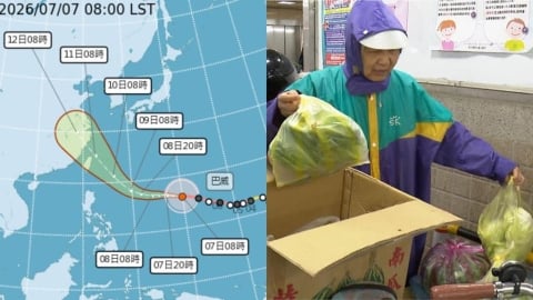 巴威未到…民眾「反向防颱」!他4小時吃空物資 網笑:吞肚子裡也是囤