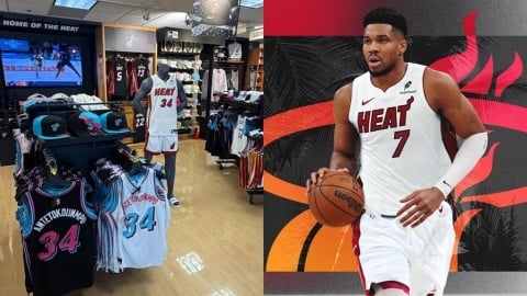 NBA/剛買就作廢!字母哥「熱火34號球衣」搶先賣、下秒改穿7號 球團曝補救措施