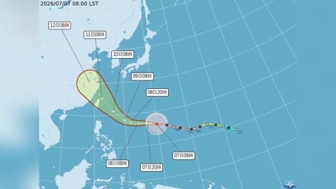 強颱巴威路徑再西修！北北基宜桃侵襲率破8成　恐成32年最大西北颱