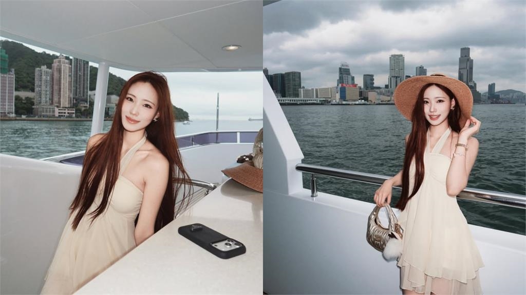 小S二女兒香港度假曬美照　大秀「細肩白裙」露美腿美翻：同我走嗎？