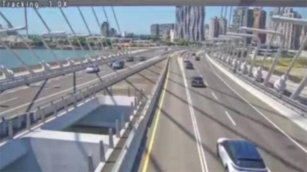 「淡江大橋」通車後首遇強颱巴威考驗!公路局:風速達「這標準」將實施封橋