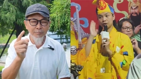 尬電師父嗆再鬧事「全台陪葬」!信徒敲碗天尊召喚巴威颱風⋯廖大乙回1句全網嗨了