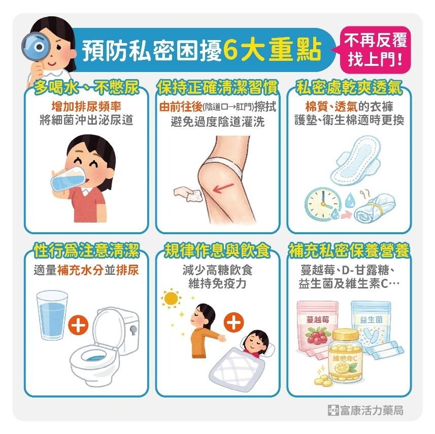 搔癢、異味、頻尿別輕忽!藥師解析女性私密處感染與日常保養方式