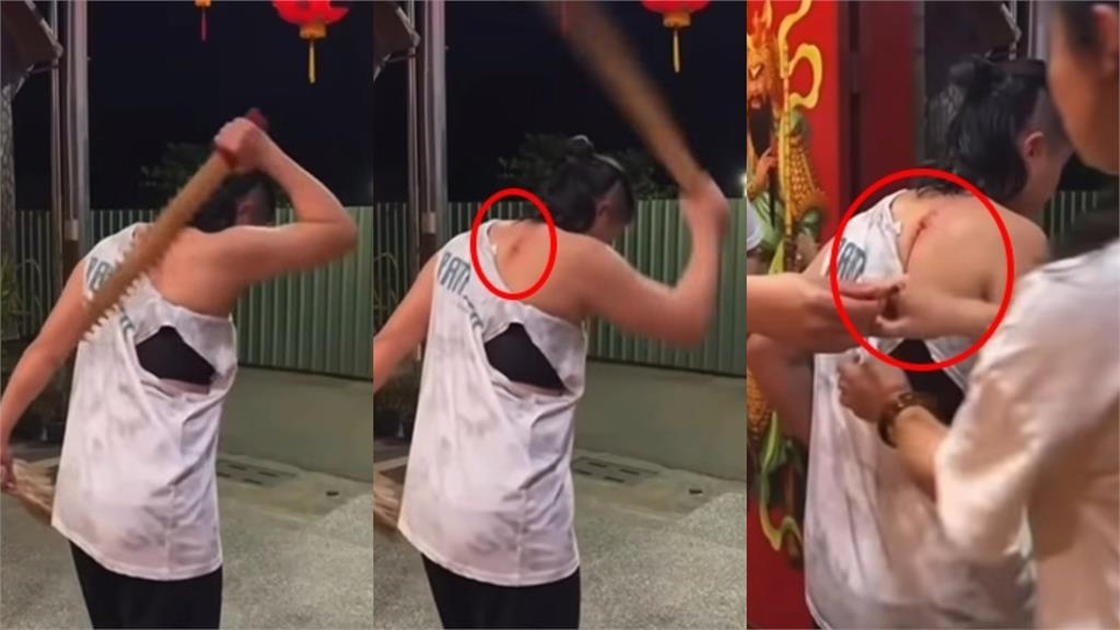 尬電師父「砍背滴血」信眾整杯喝完!「完整起乩畫面」曝光…台東縣衛生局出手了
