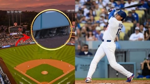 MLB(影)/連小浣熊都朝聖大谷翔平300轟!闖進球場卡位 官方一句話全網笑了