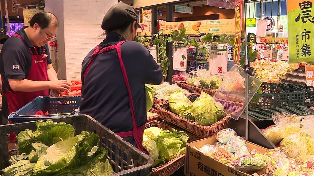 巴威來勢洶洶! 賣場超市一早湧買菜人潮