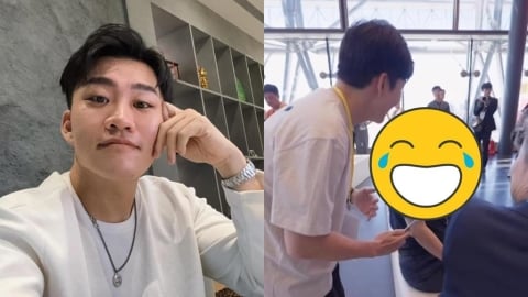 Joeman飛奔求合照！張國煒轉頭驚訝「吐這句」笑翻全場　反差互動網瘋傳