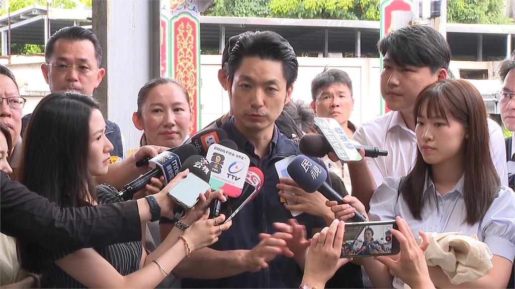 累了？　蔣萬安颱風視察行程超滿　面對提問跳針式回答