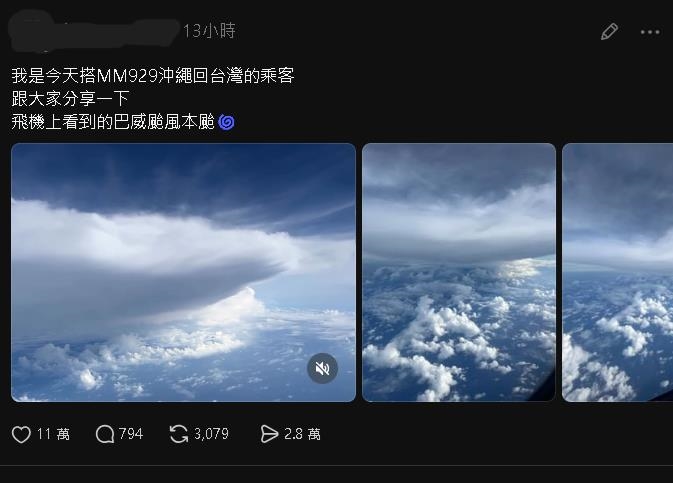 她機上疑見「巴威本人」!畫面曝光網喊「邊角料而已」:絕不只這樣