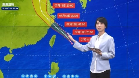 巴威颱風影響全台一整天 氣象署曝降雨熱區
