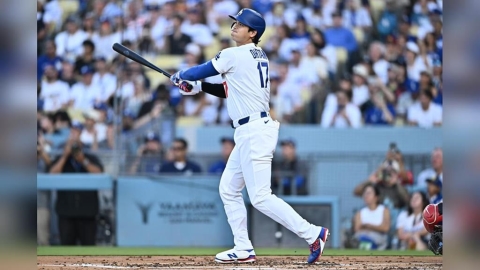 MLB(影)／啊你不是膝蓋受傷？大谷翔平首局首打席炸暴力轟　美媒直呼：這很大谷