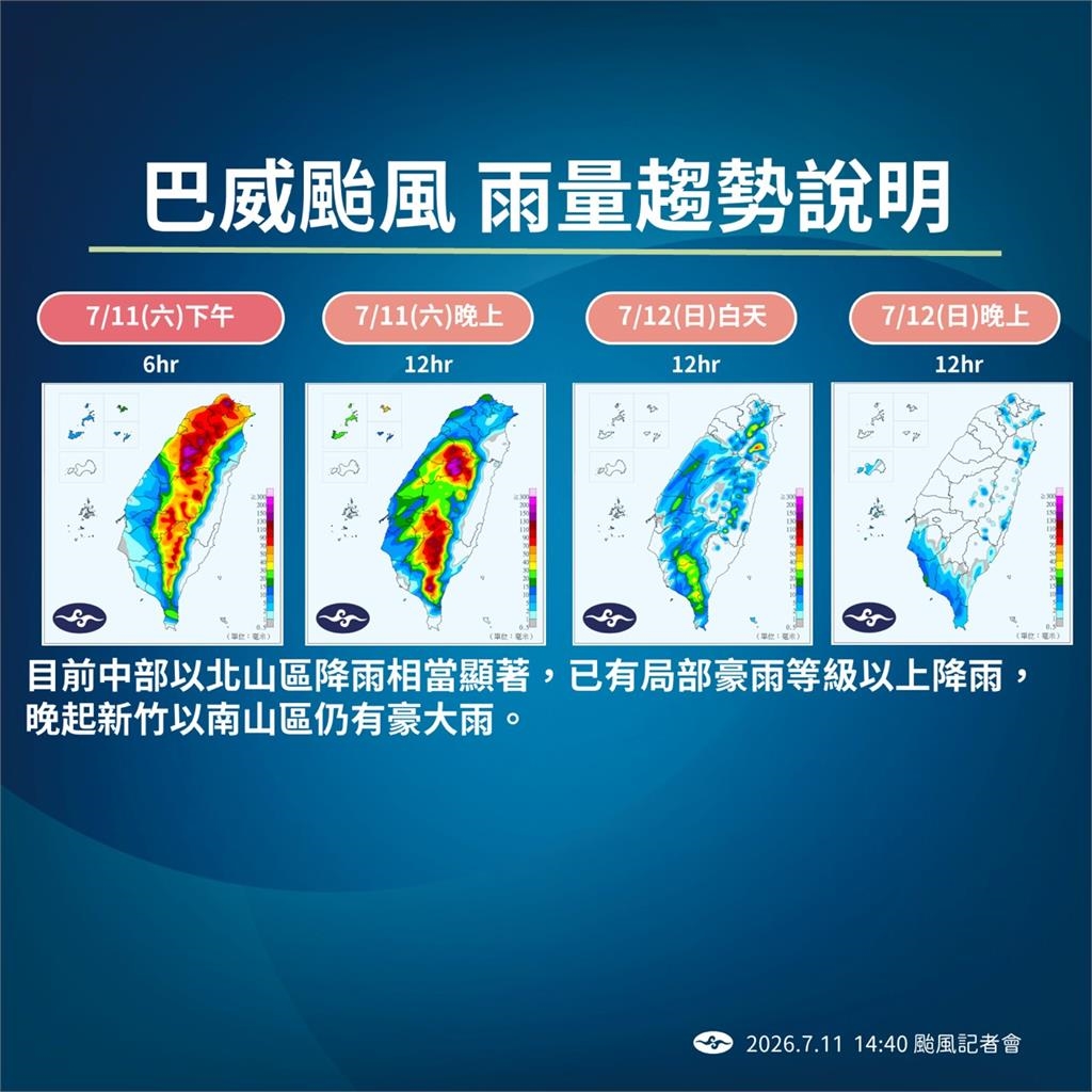 快新聞/巴威颱風!氣象署曝