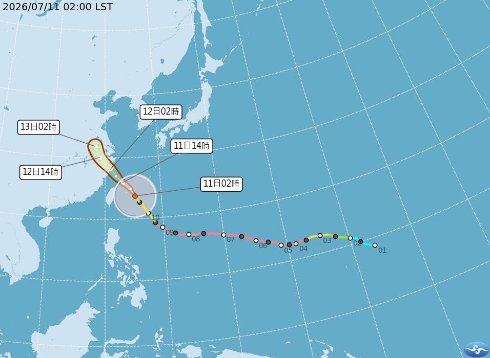 巴威凌晨暴風圈觸陸!深夜驚見挑戰「再開眼」專家示警中心對流增強企圖