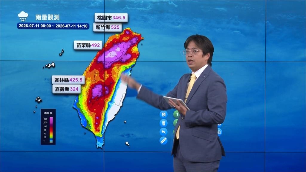 巴威稍加速！　預計週日清晨解除警報﹑降雨趨緩